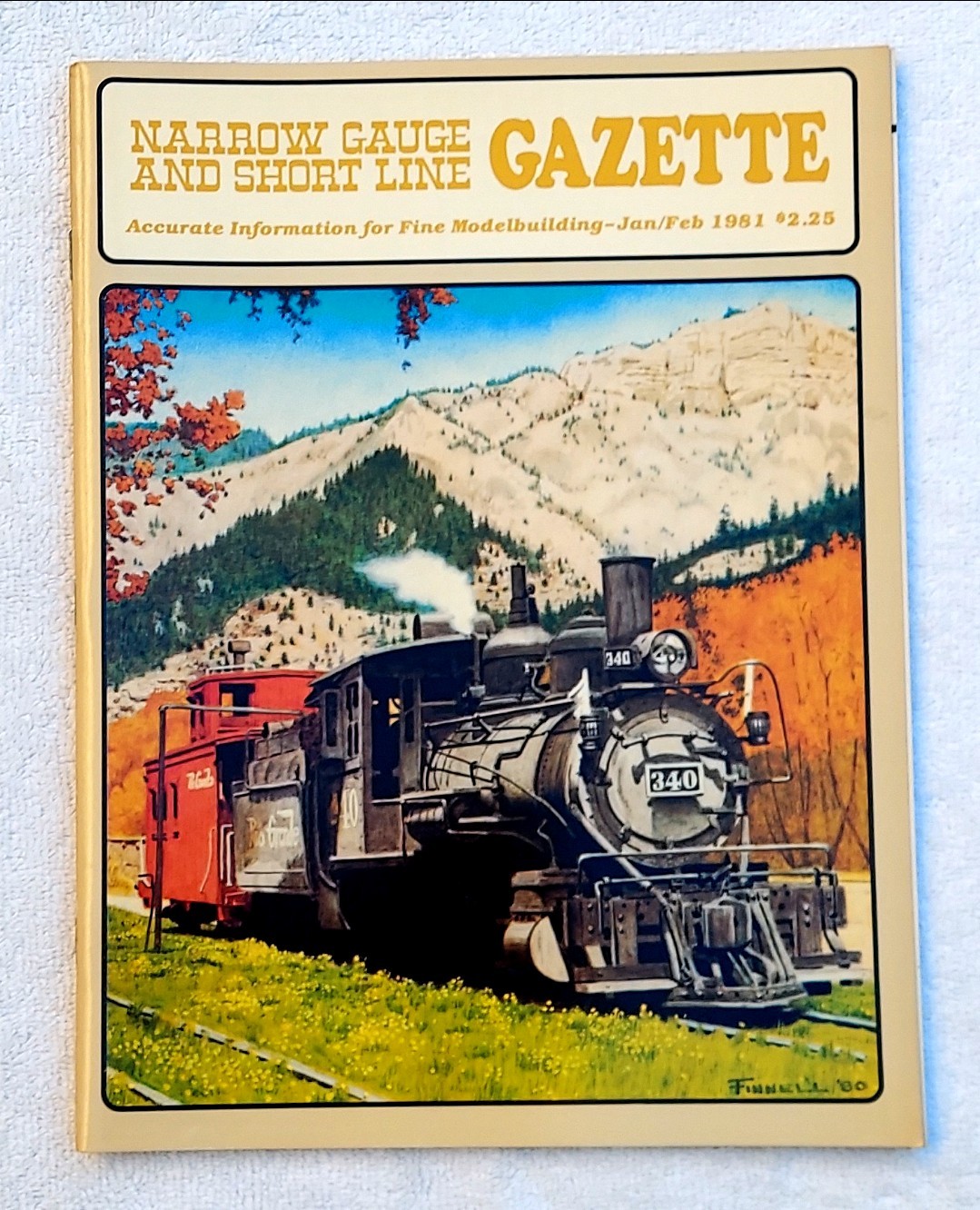 RARE! NARROW GAUGE AND SHORT LINE Gazette Magazine Trains Jan/Feb 1981 *MINT*