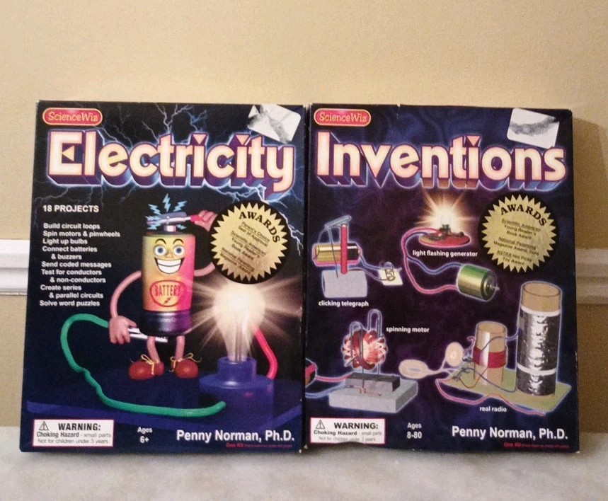 Lot of 2 Energy and Inventios by Penny Norman-"Educational Home Schooling" READ