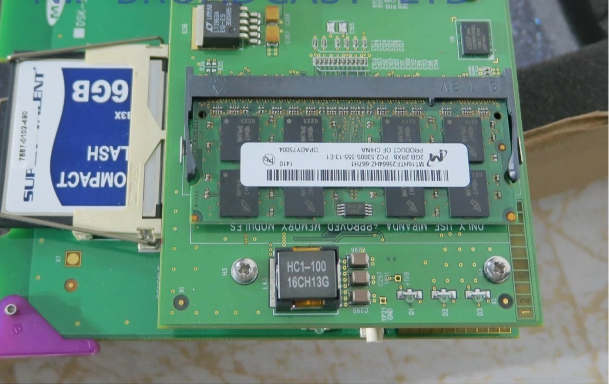 Miranda Grass Valley LGK3901 logo keyer card for Densite frames OPT SD/3G/HD/TXT