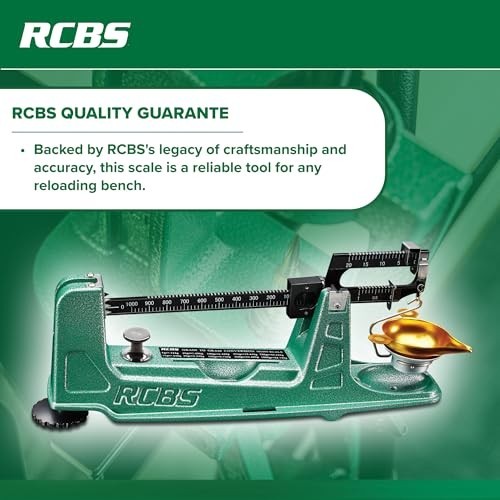 Mechanical Reloading Scale 1000 Grain Capacity 0.1 Grain Accuracy Beam Scale