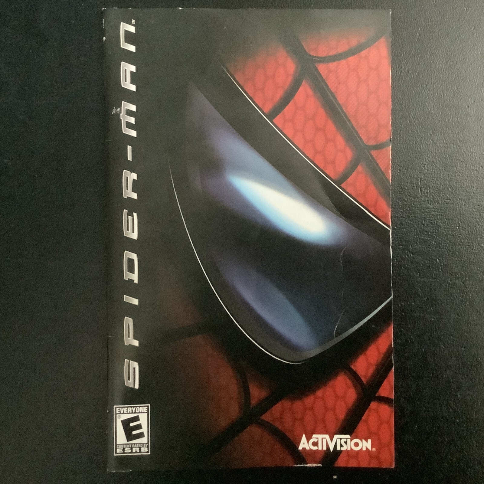Spider-Man 1 PS2 PlayStation 2 Instruction Manual Only
