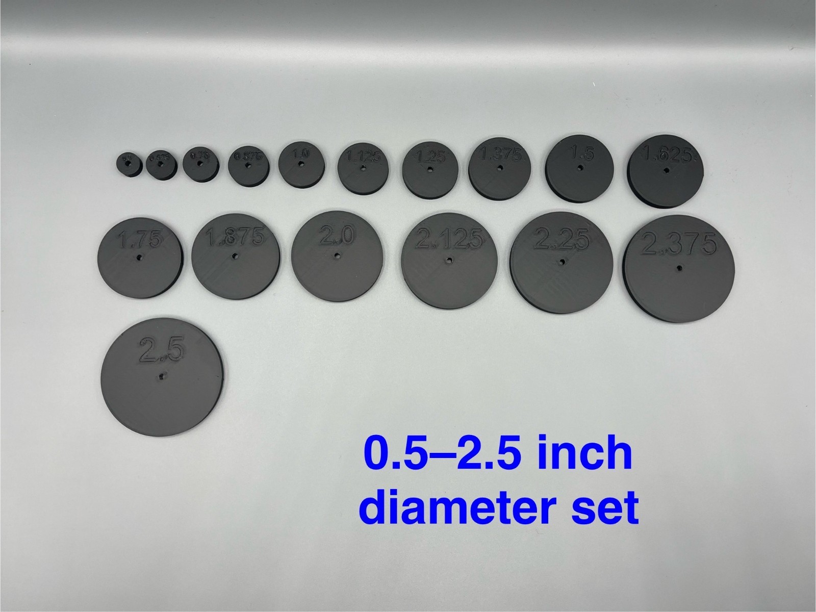 Circle and radius drawing template tool with center hole
