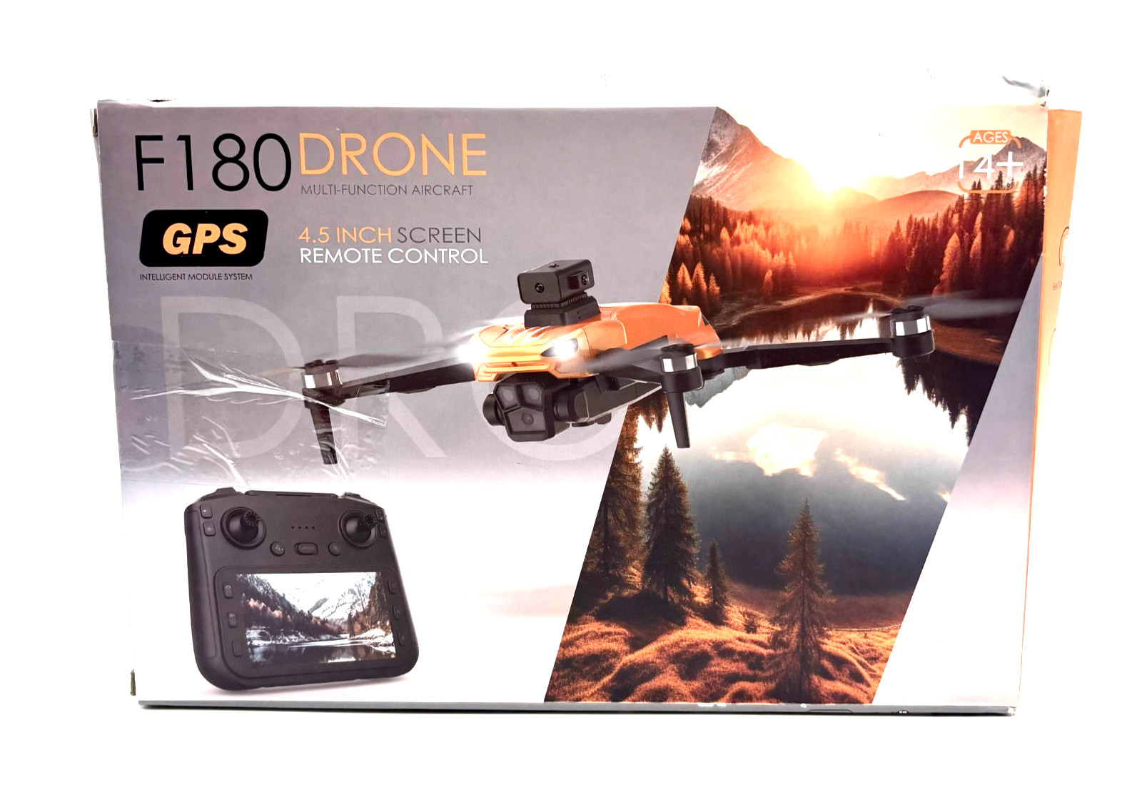 F180 Drone Multi-Function Aircraft with 4.5 Inch Screen Remote Control