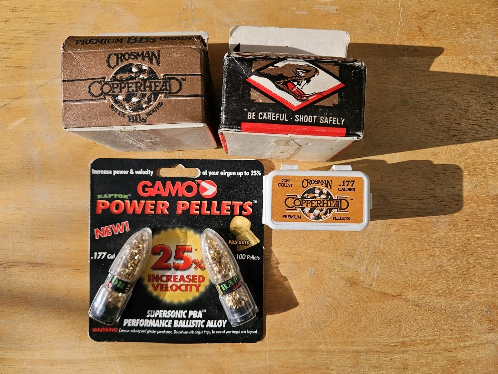 Vintage Crosman Copperhead BBs And Pellets