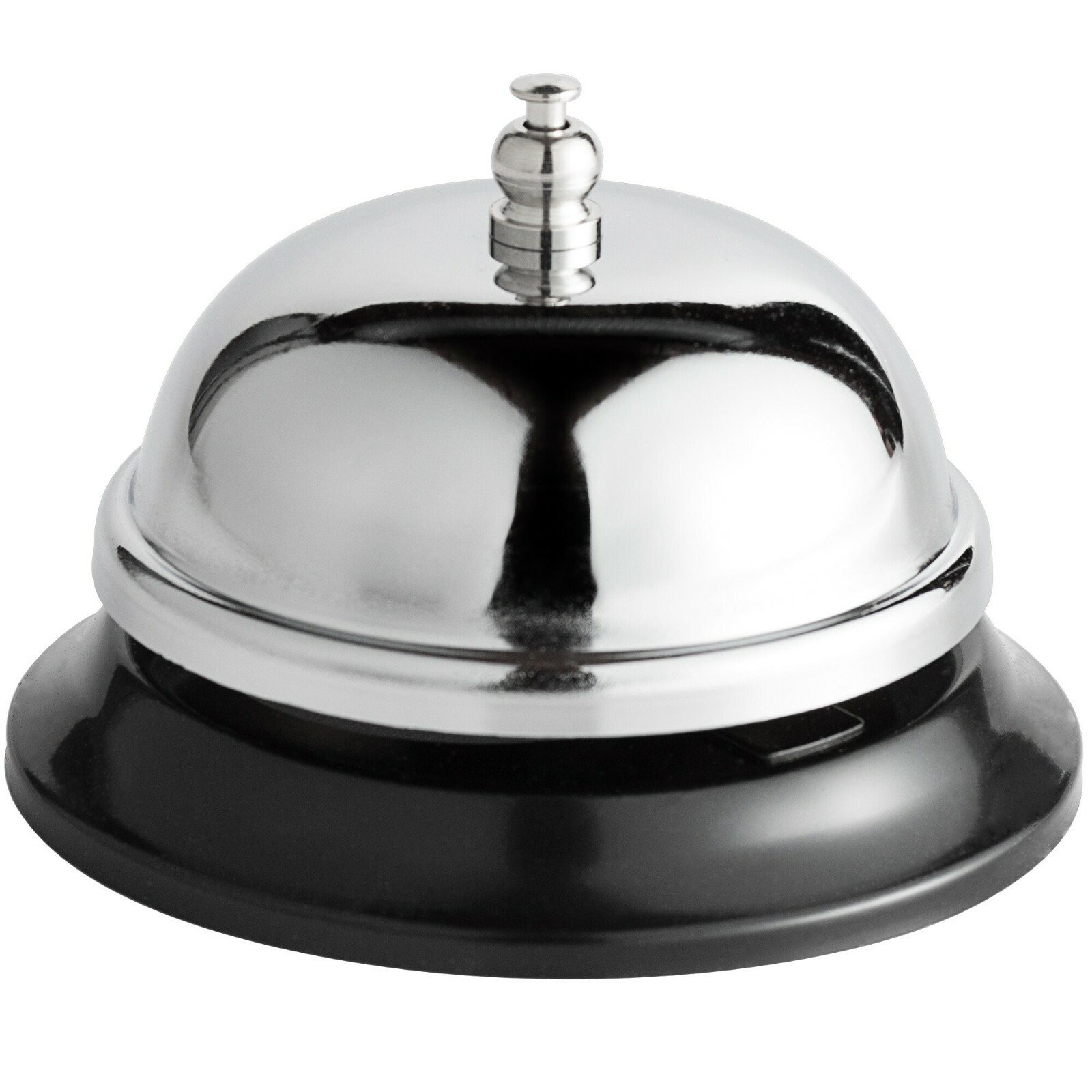 3" STAINLESS STEEL CALL BELL, POLISH METAL TOP, HOTELS, STORES, CAFES (ONE)