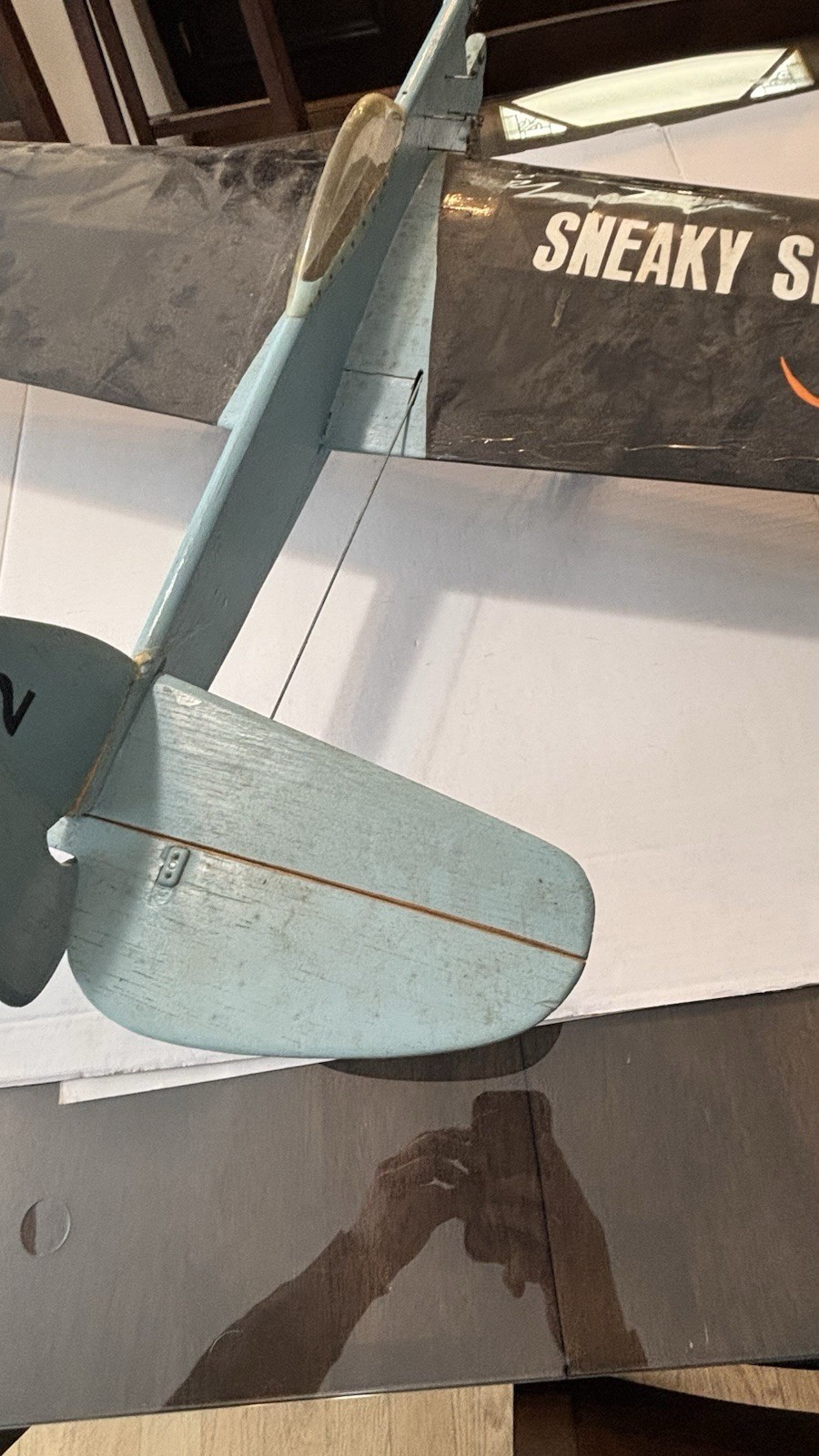 Vintage Tether Plane with Missing Motor. Untested but Elevators Seem To Work.