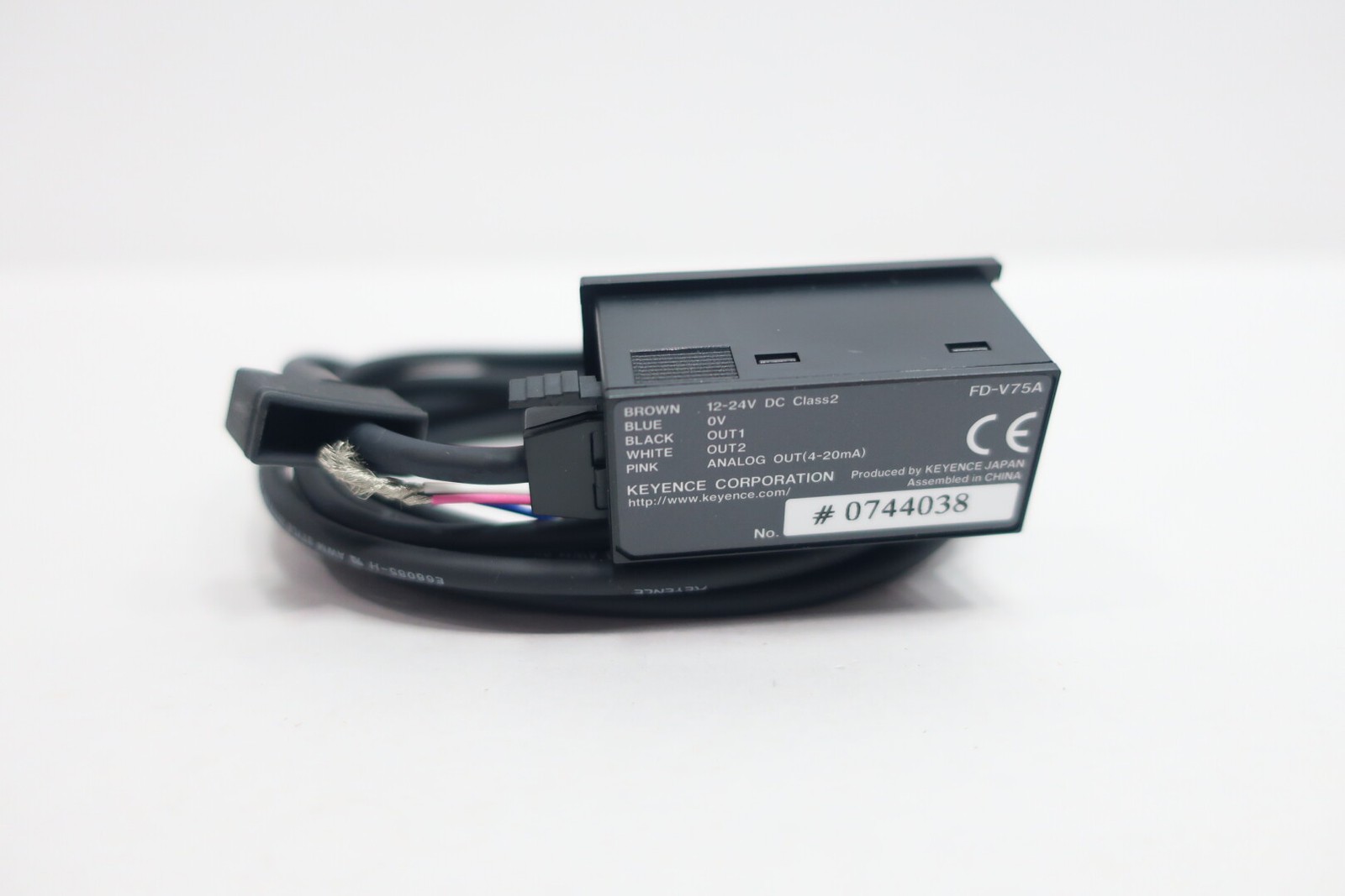 Keyence FD-V75A Air Flow Sensor 12-24v-dc
