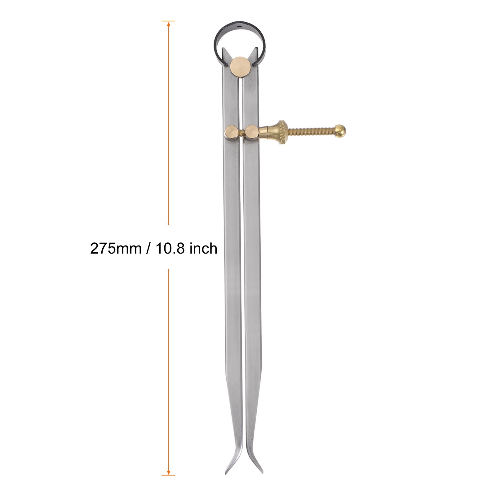 Spring Joint Caliper 10" 250mm Steel Spring Inside Caliper with Brass Fulcrum