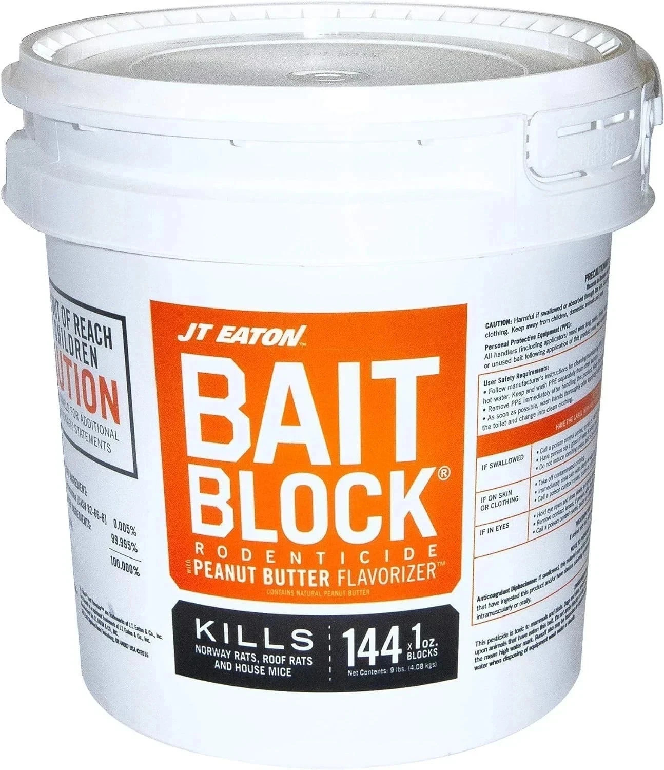 144 Count Rodenticide Blocks - Diphacinone Formula for Instant Rodent Control