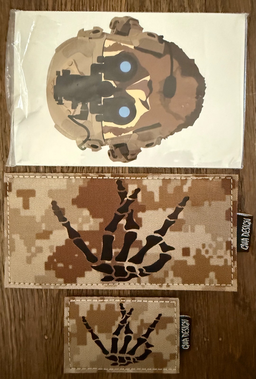 GWA Crew "Westside AOR1" Regular & Large Size Patches Rare