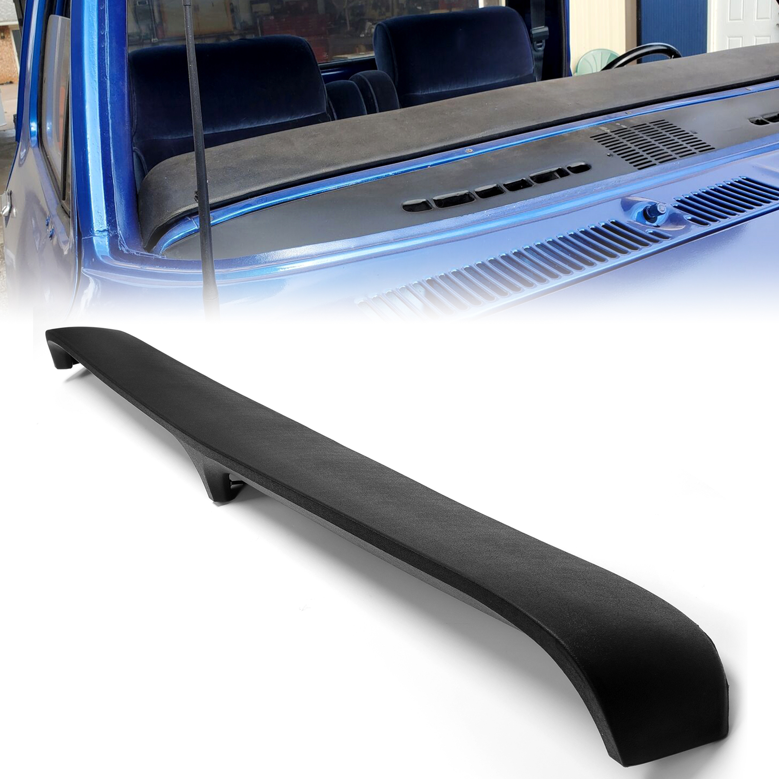 Complete Molded Black Dash Pad For Ford 1973-1979 F100 F150 F250 F350 Bronco