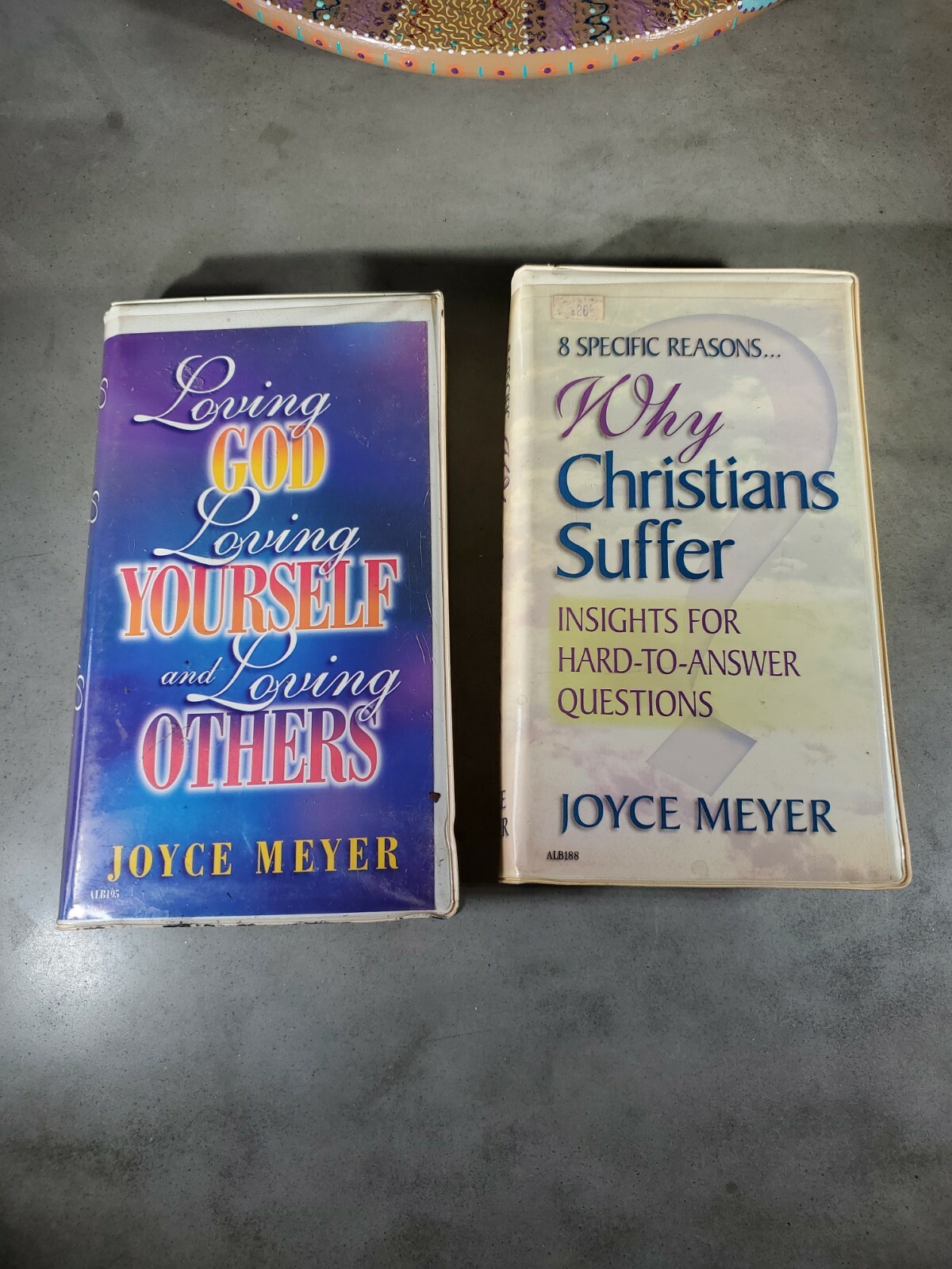 Joyce Meyer 4 Audio Cassette, Loving God, Loving Yourself, Loving Others + Bonus