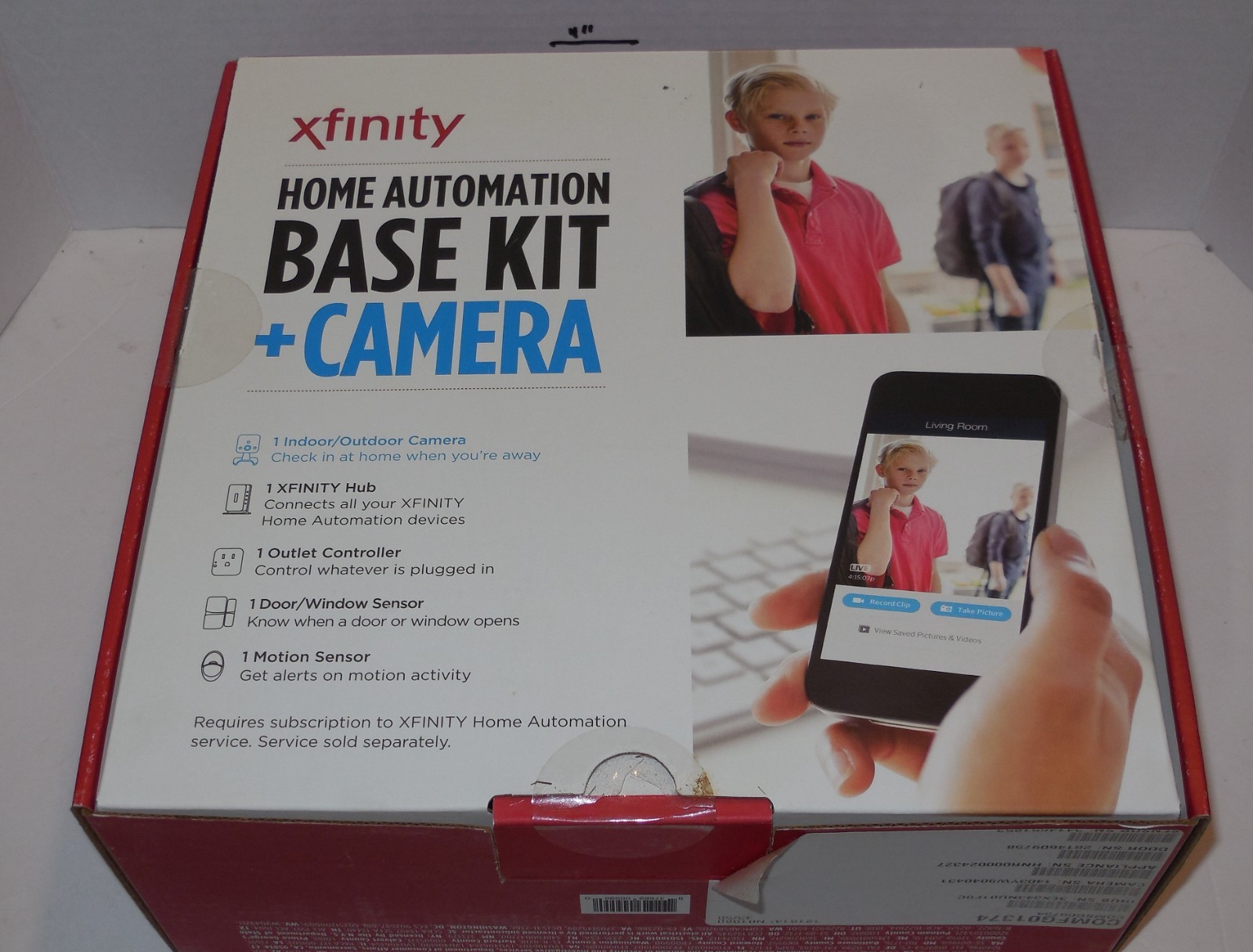 XFINITY HOME AUTOMATION BASE KIT + Indoor/outdoor CAMERA - REQUIRES SUBSCRIPTION