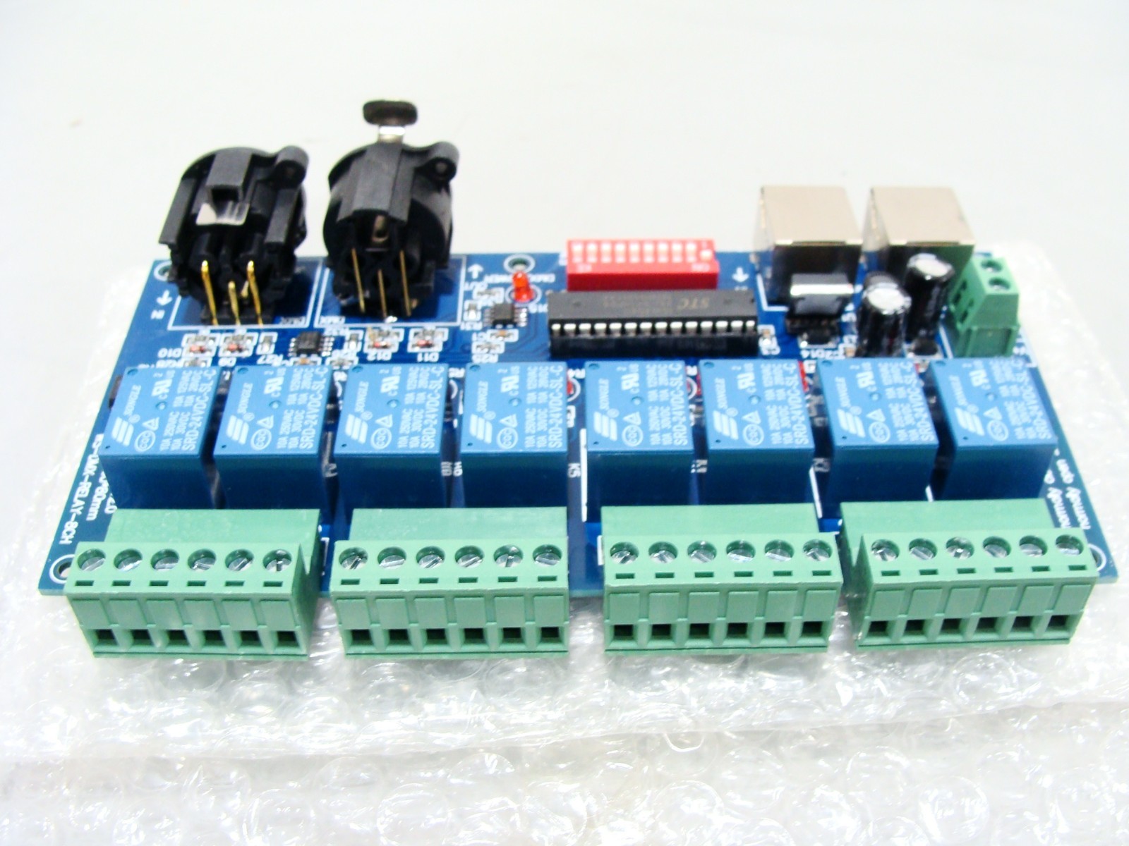 DMX Relay Switch Decoder DMX512 8ch LED Lighting Controller P/N WS-DMX-RELAY-8CH
