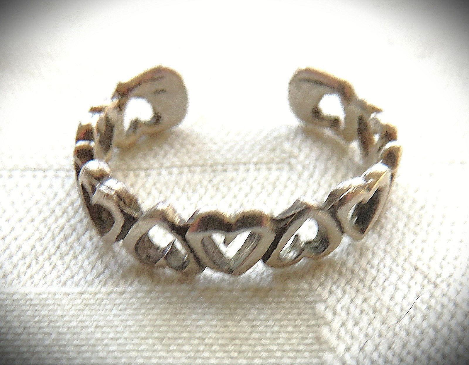 Heart Design Toe Ring