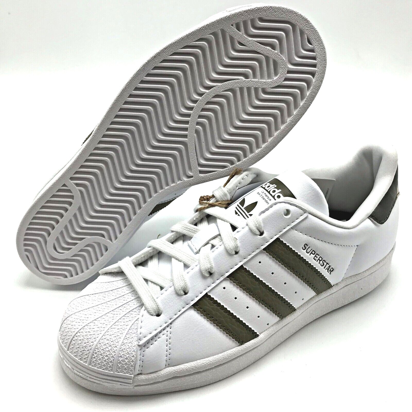 Adidas Originals Superstar J Cloud White Camo Youth shoes HQ4287 sz 4-7