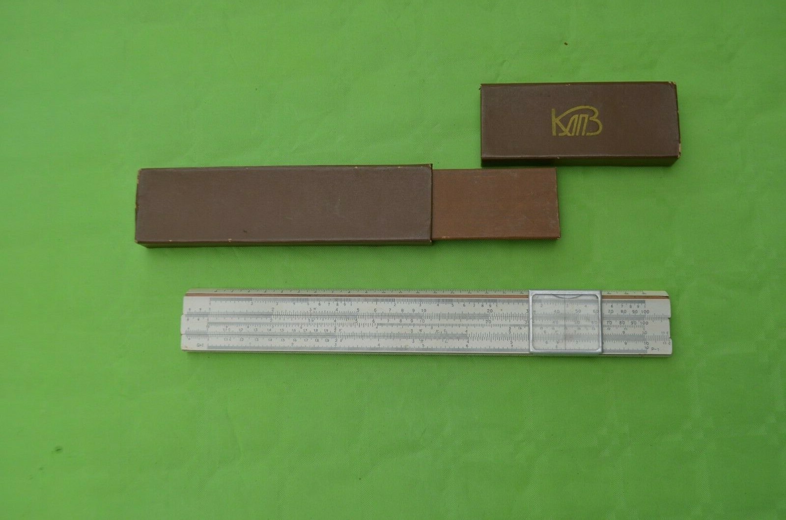 USSR manufactured slide rule with case