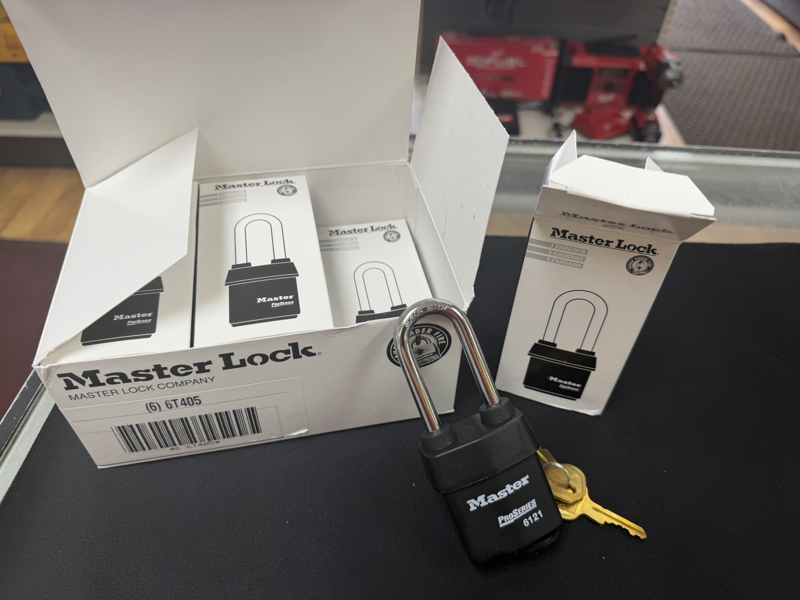 Master Lock 6121KALJ ProSeries Weather Tough Laminated Lock (LOT OF SIX) NEW!!