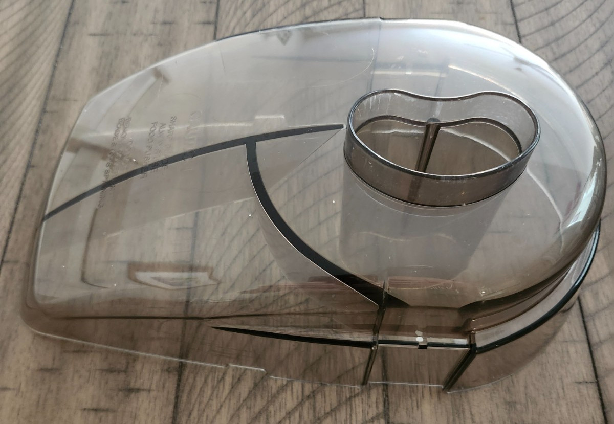 The Juiceman Model 210 Electric Juicer Replacement Top Cover Chute Clear Plastic
