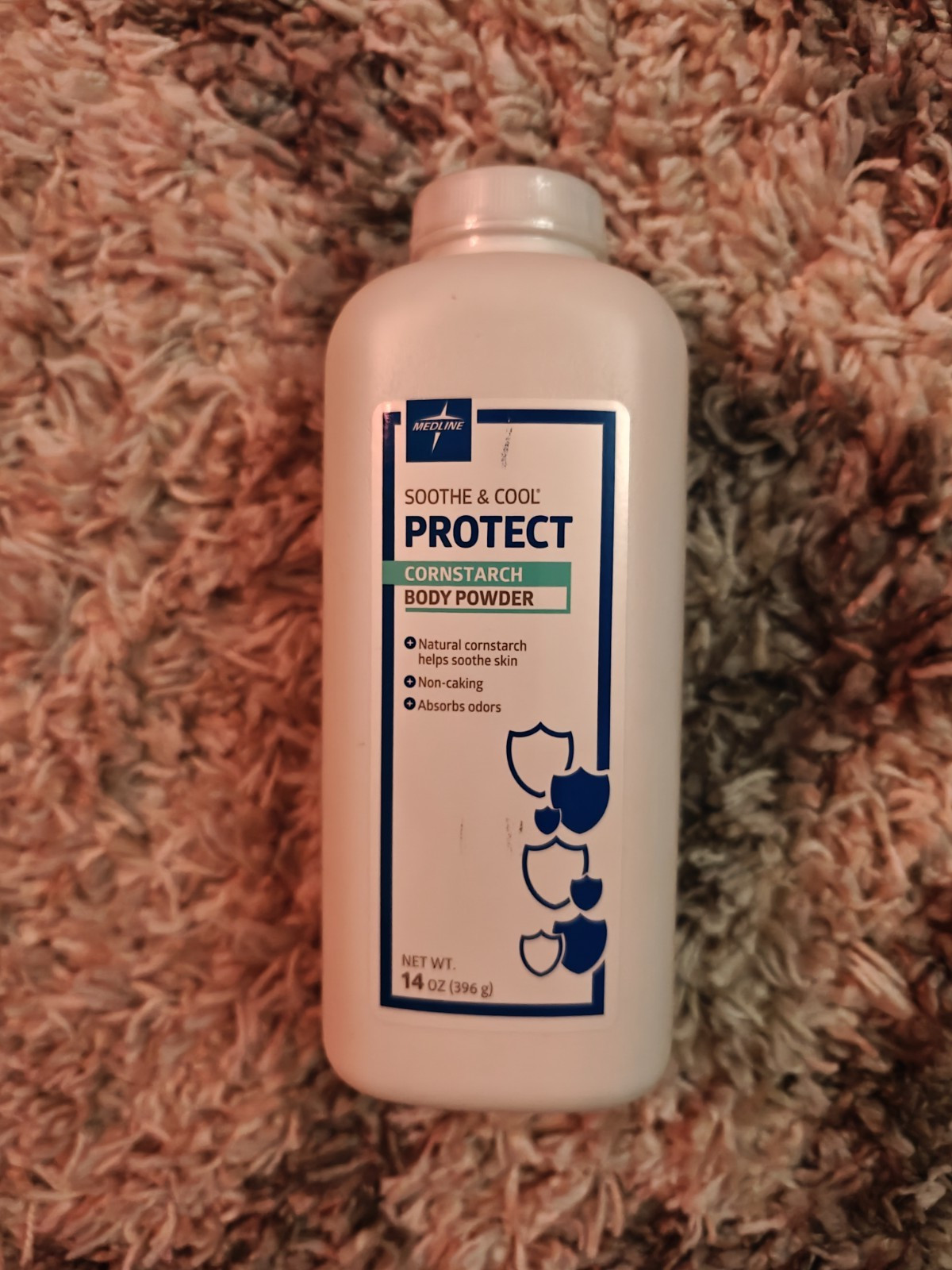 MEDLINE BODY POWDER PROTECT CORNSTARCH SOOTHE & COOL 4OZ BOTTLE (NEW)