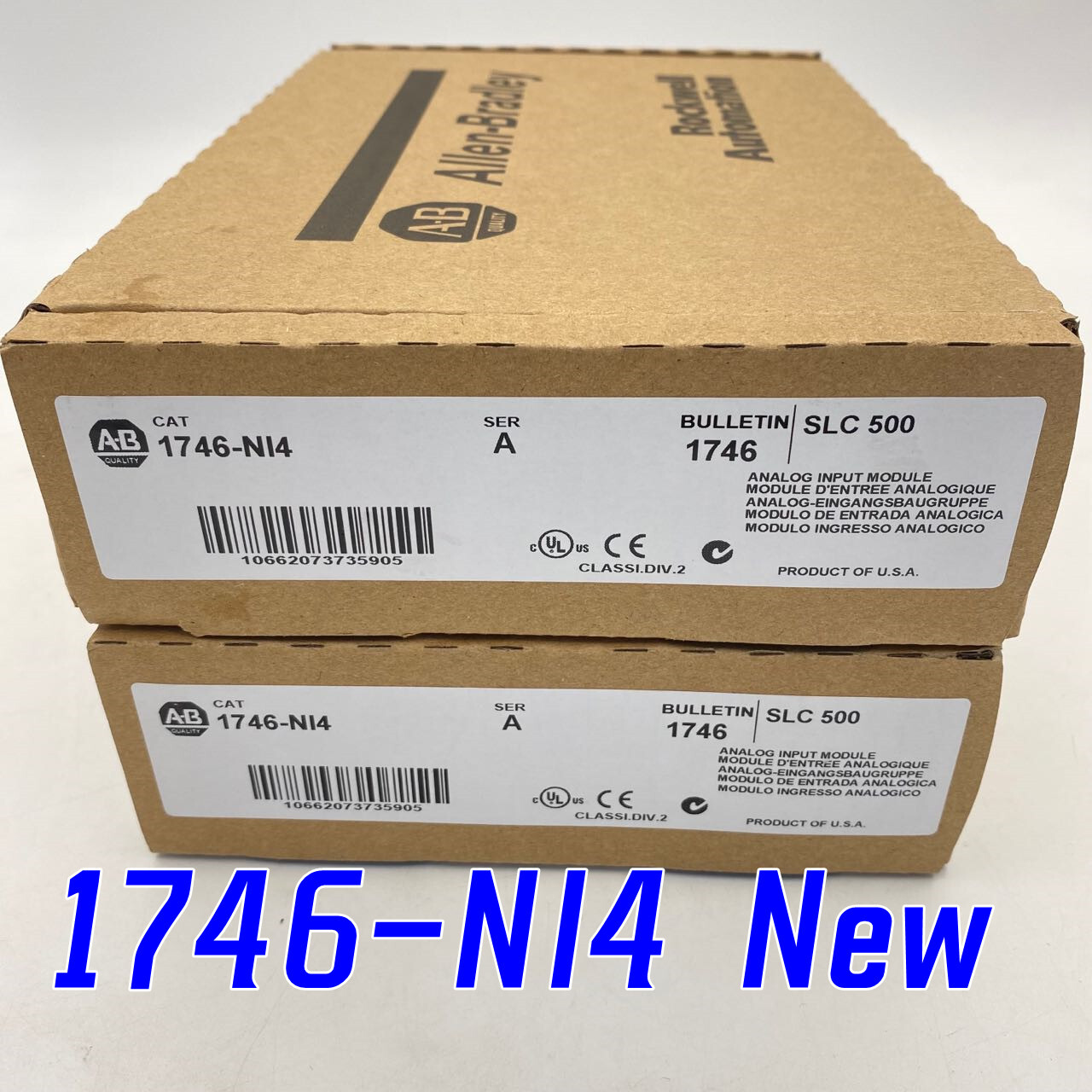 2022 New AB 1746-NI4 SER A SLC 500 Analog Input Module Allen-Bradley 1746NI4 TX