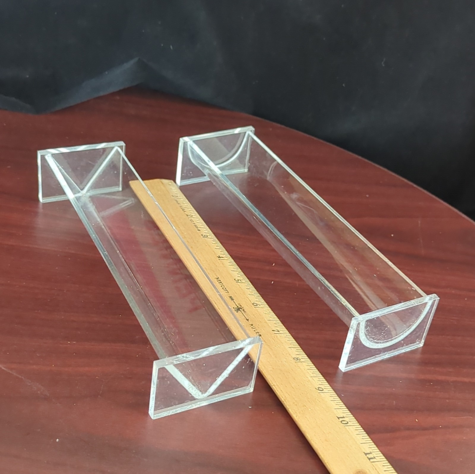 Clear Acrylic Display Stands Set of ( 2 )
