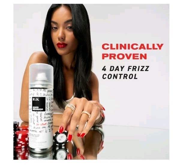 qty 2 IGK Good Behavior Spirulina Protein Smoothing Spray