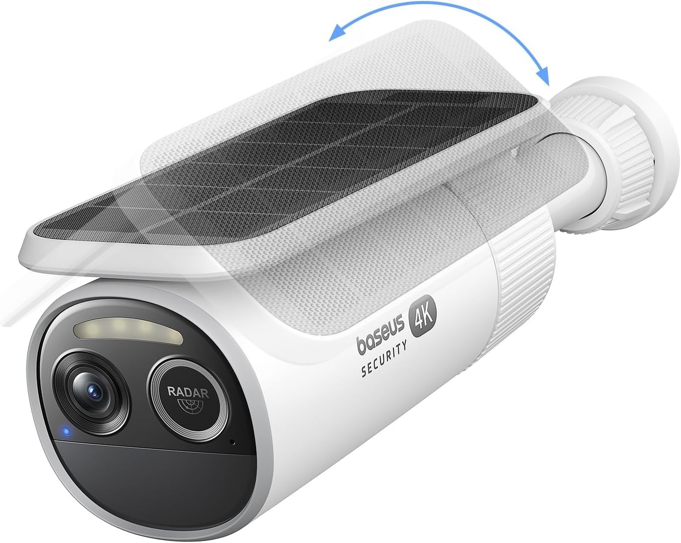 Baseus S2 4K Solar Security Cameras Wireless Outdoor - Radar+PIR Detection