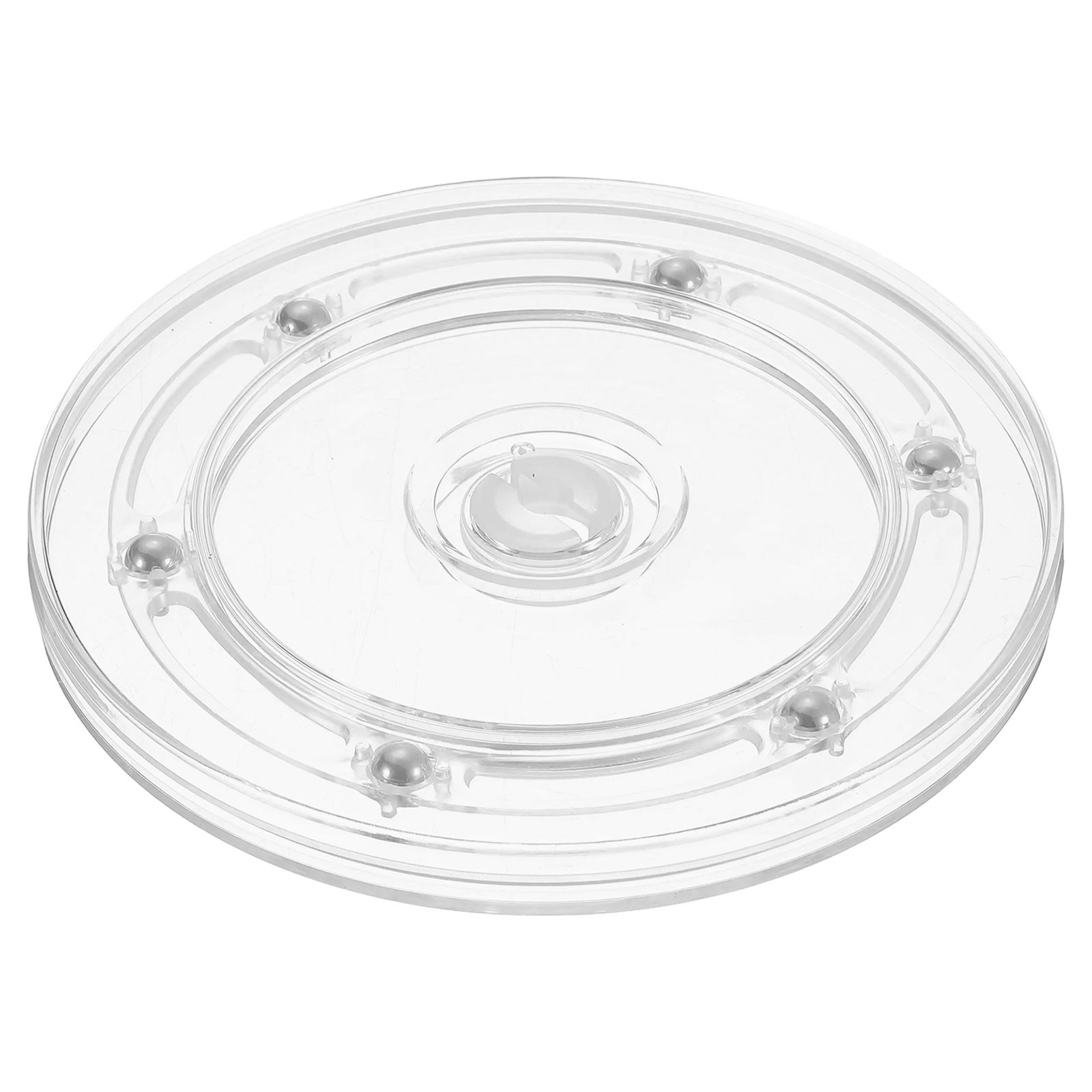 Acrylic Lazy Susan Turntable, 5.5 Inch Clear Rotating Turntable Organizer