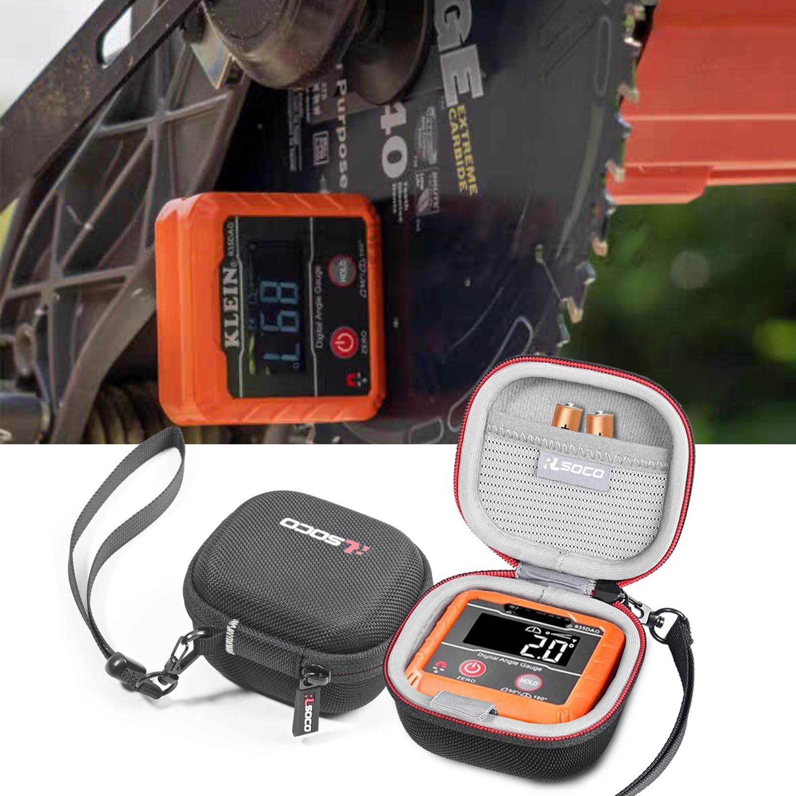 RLSOCO Case for Klein Tools 935DAG Digital Electronic Level and Angle Gauge C...