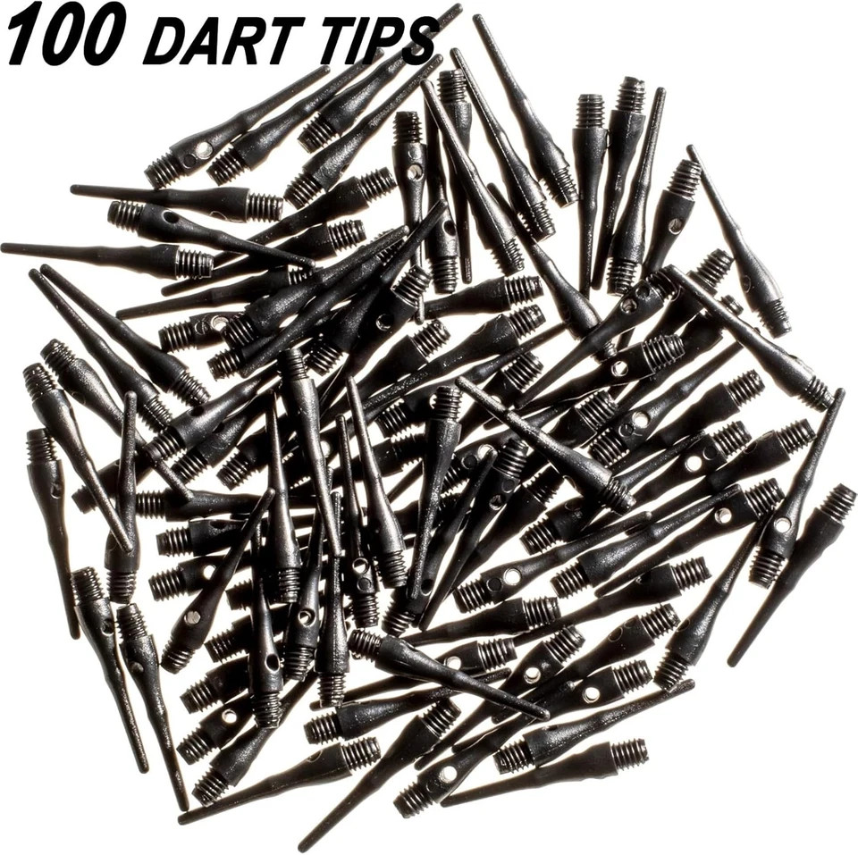 Tufflex III 2BA Soft Tip Dart Points Durable Replacement Tips 100 Packs Set
