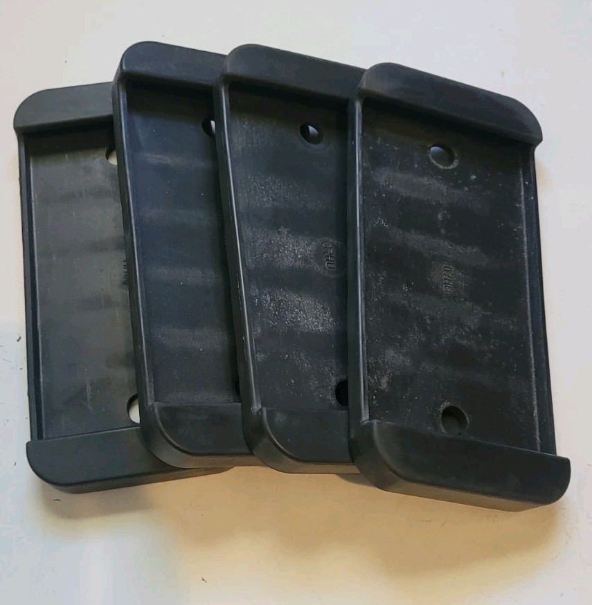 4ea. Hammer Strength Plate Equipment Slipper Anti Scuff Frame Cap Rubber Foot