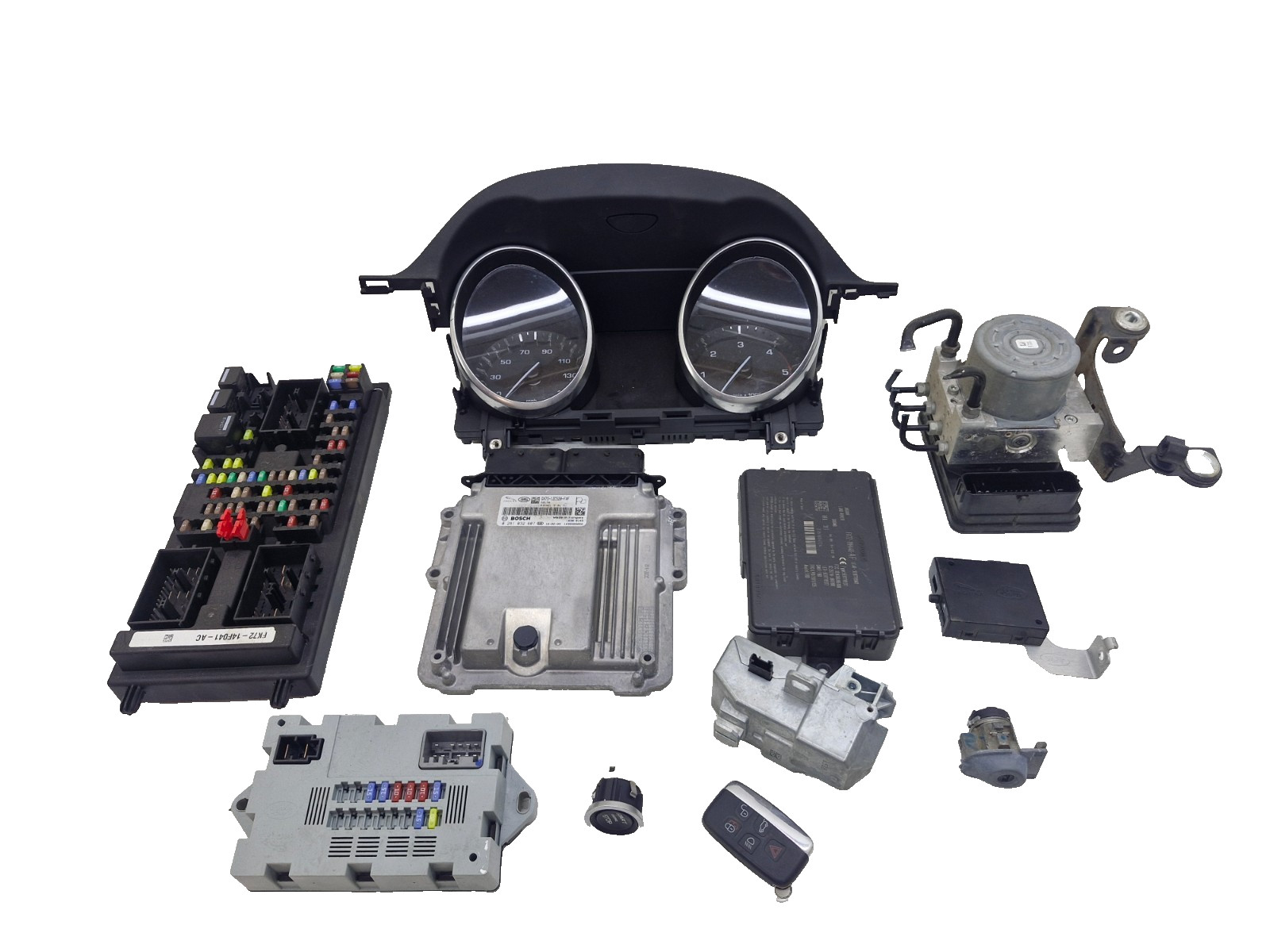 2014-19 LAND ROVER DICOVERY SPORT 2.0D AUTOMATIC ENGINE ECU KIT GX73-12C520-FAF