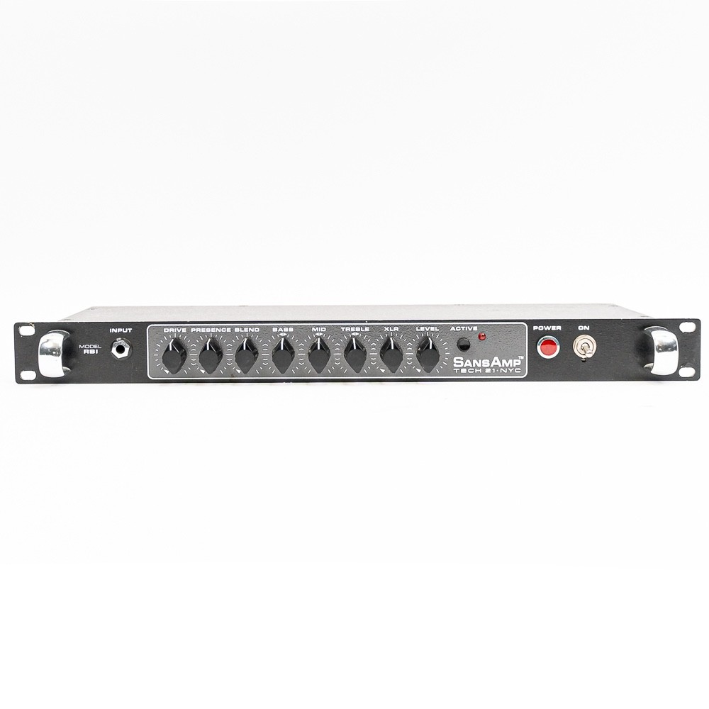 Tech 21 SansAmp RBI Rackmount Bass Preamp SVT Style Tube-Emulated Bass Tone