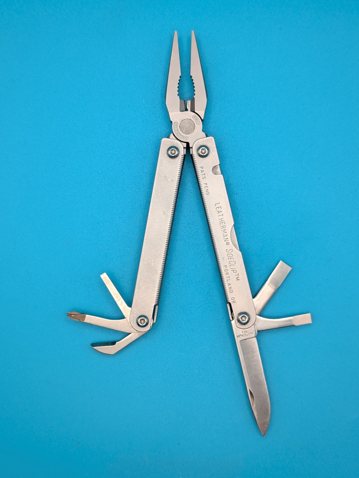 Leatherman SideClip Multi-Tool! With Sheath! 02/98 DATE STAMP! RARE!