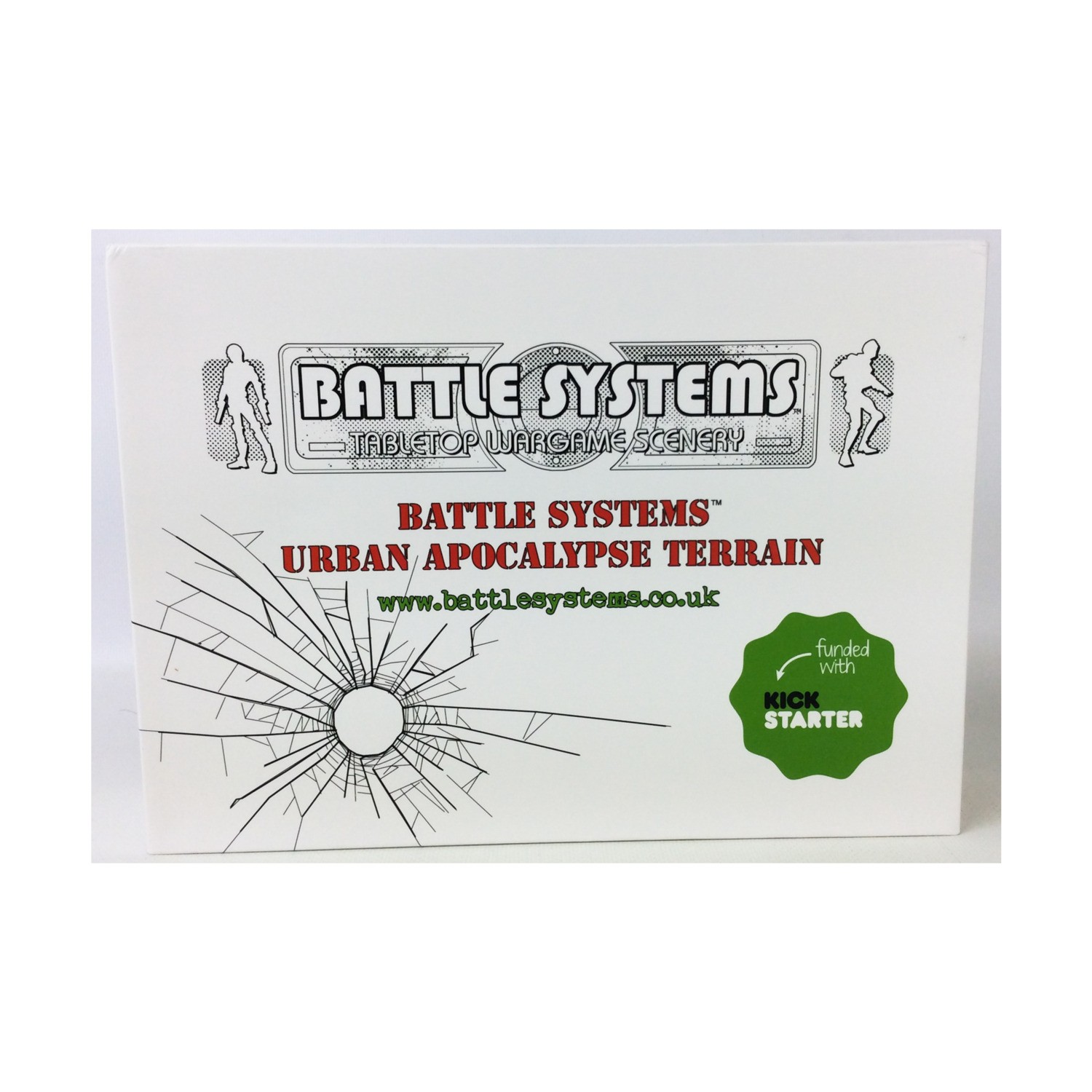 Battle Systems Terrain 28mm City Block Set VG+/NM