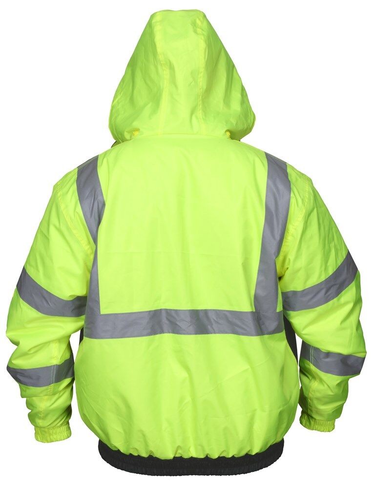 MCR Safety VBBQCL3 Luminator Series Two Tone Value Bomber Jacket