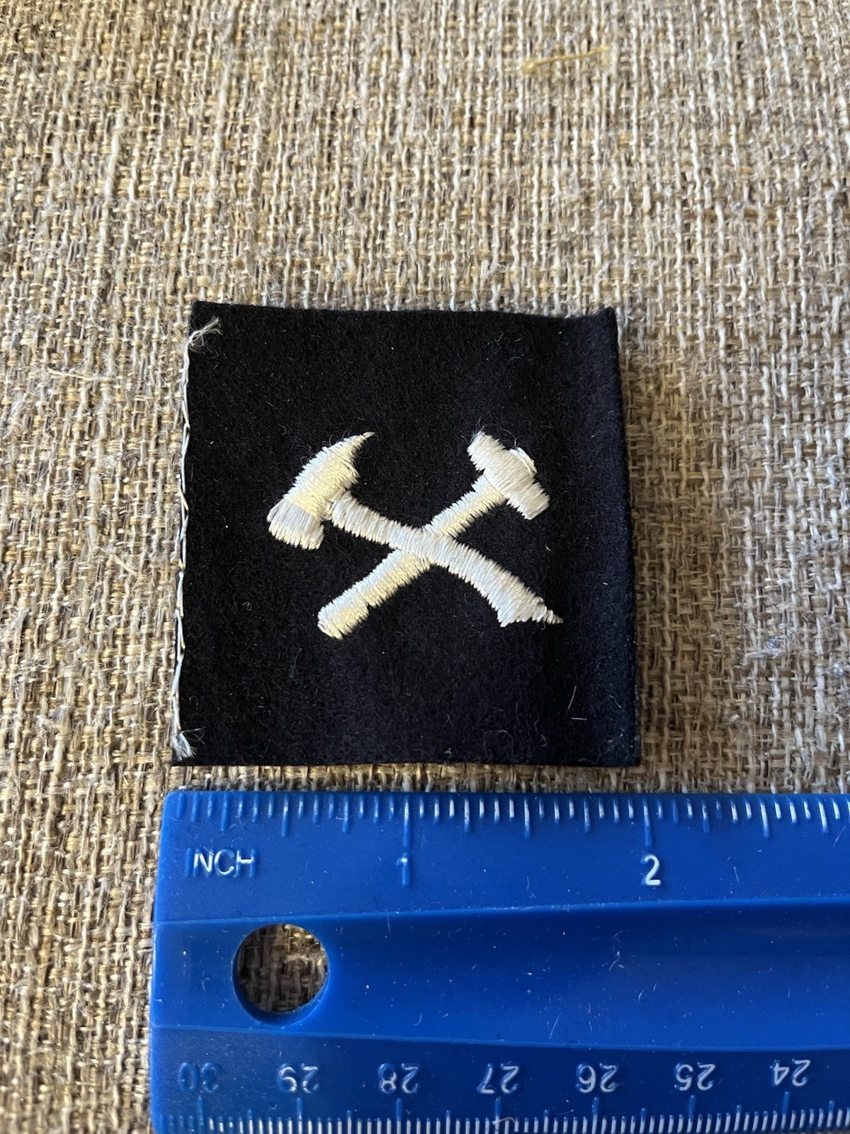 US Navy USN Damage Controlman Black Rating Rate Striker Patch INV12229