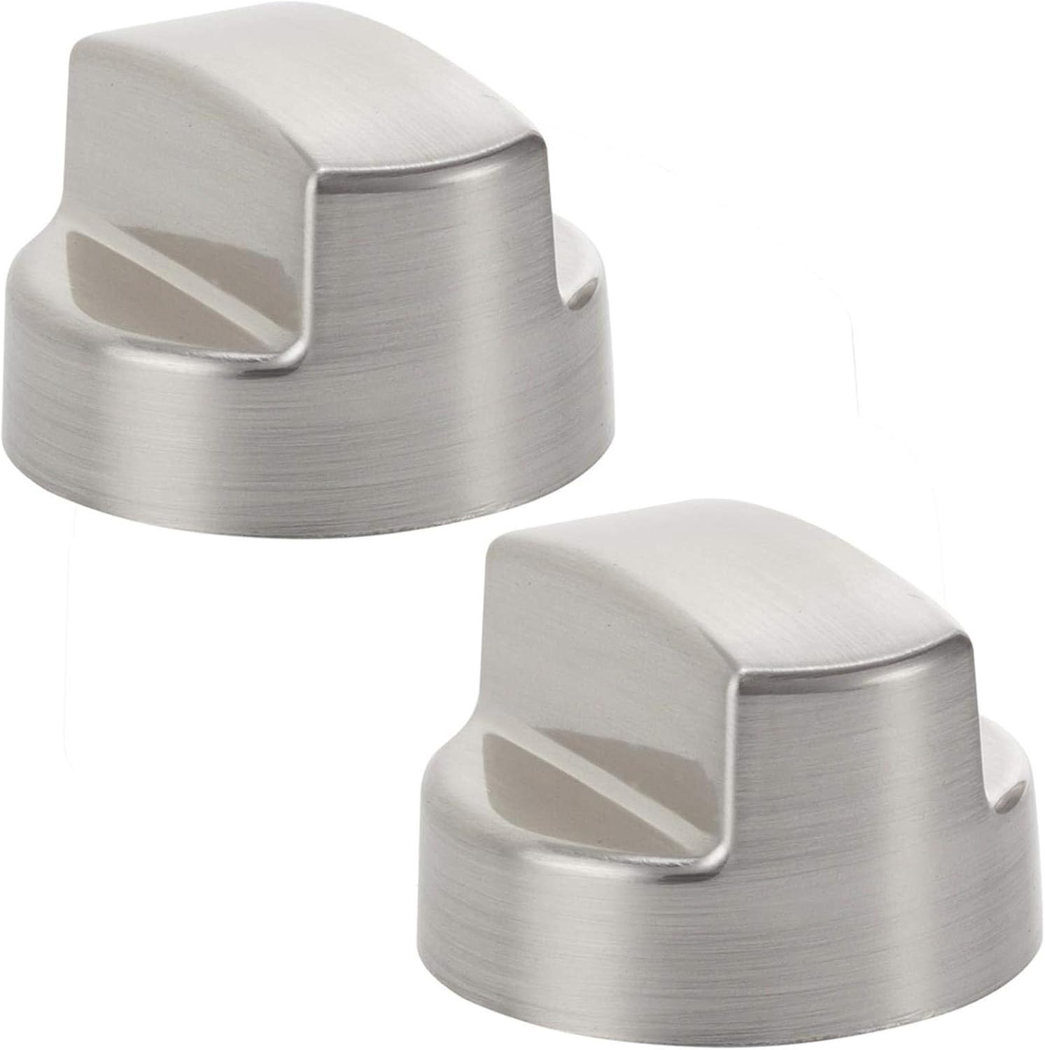 Wolf Hood Ventilation Knob Replacement 811195 Fits 56 Models - 2 Pack Silver