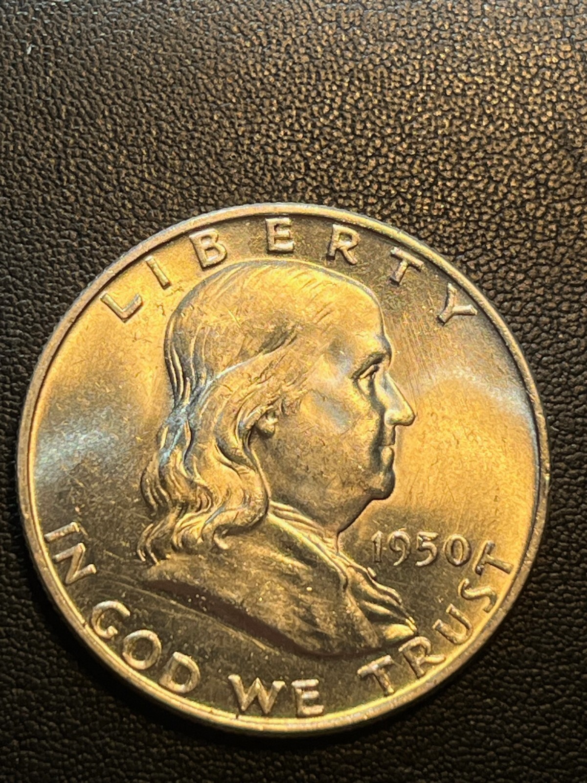 1950-D Franklin Half Dollar Choice BU Bell Lines - Nice early Date #F1