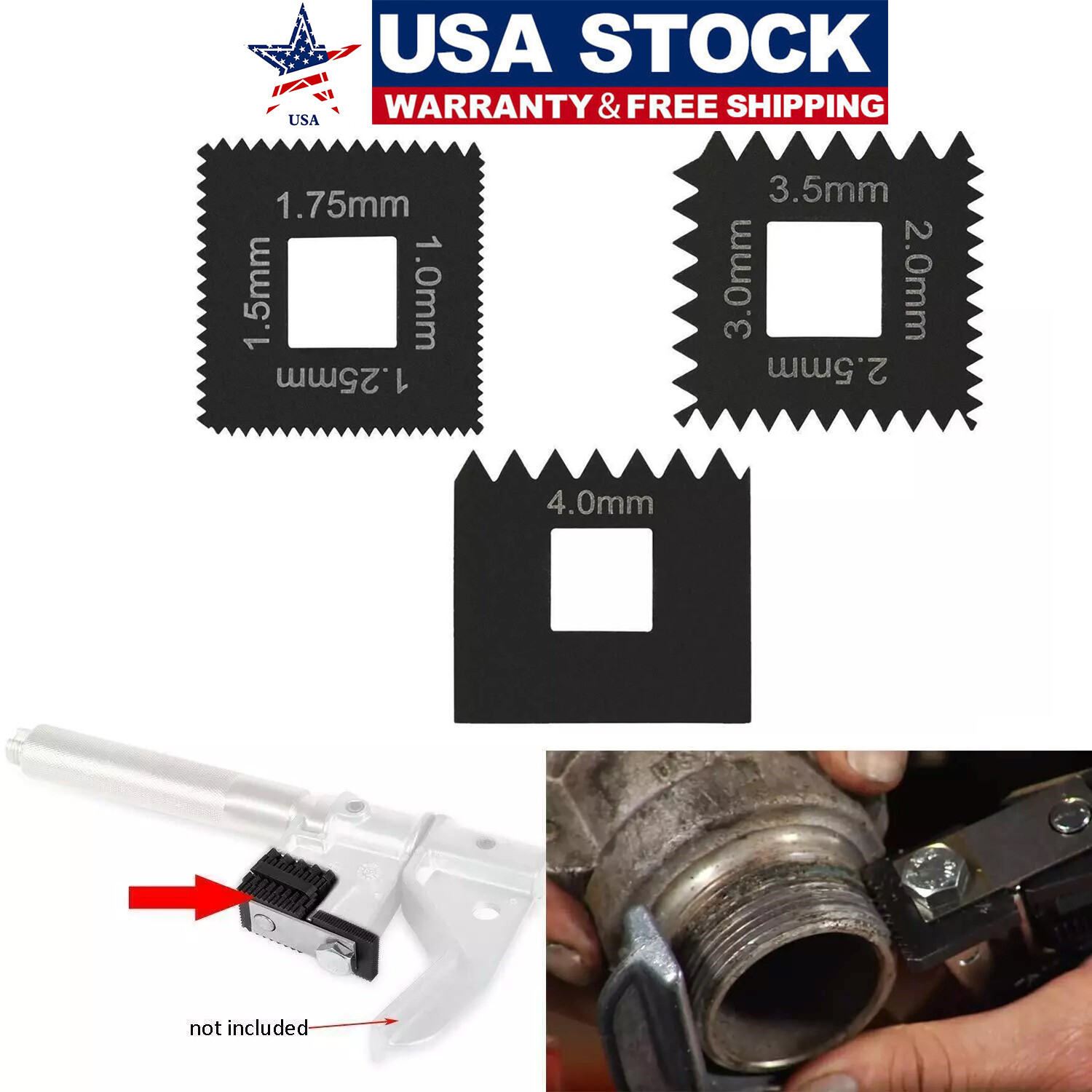 202817 Metric Die Set for Universal Outside Thread Chaser For OTC