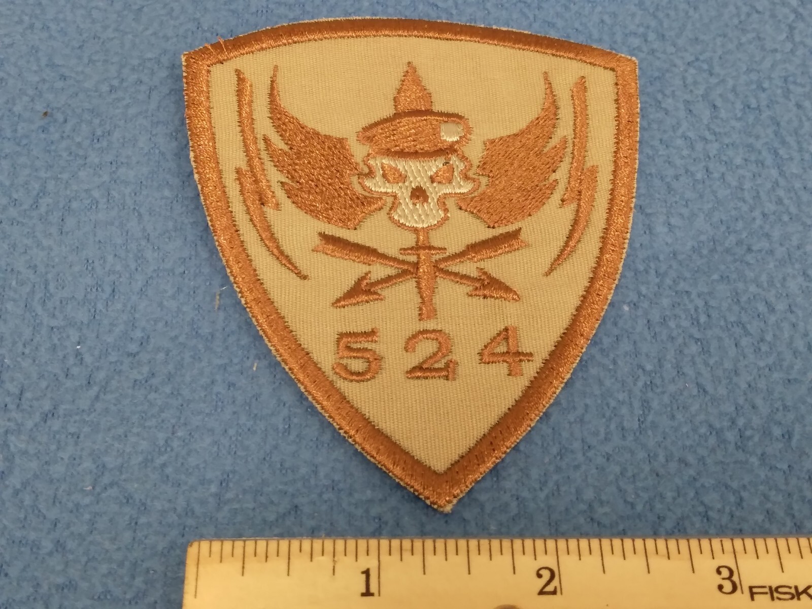 US ODA SPECIAL FORCES TEAM PATCH 524 - TAN NEW