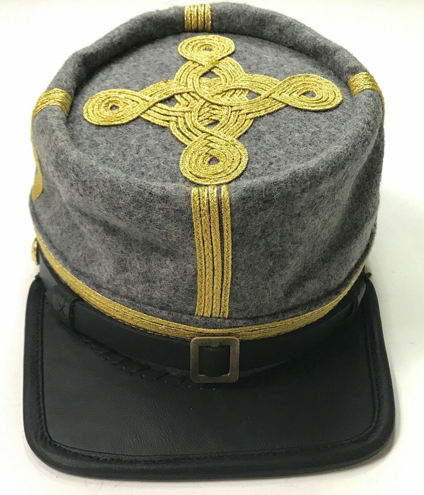 CIVIL WAR CONFEDERATE CSA GENERAL INFANTRY OFFICER KEPI FORAGE HAT-ALL SIZES!!