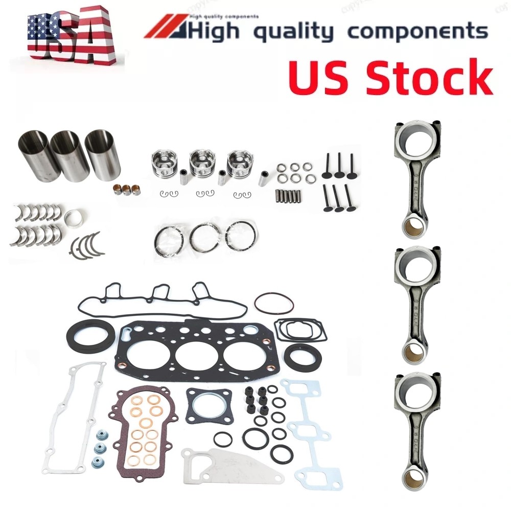 3TNV70-GGEA 3TNV70-GGEC 3TNV70-GGET Overhaul Rebuild Kit rod for Yanmar Engine