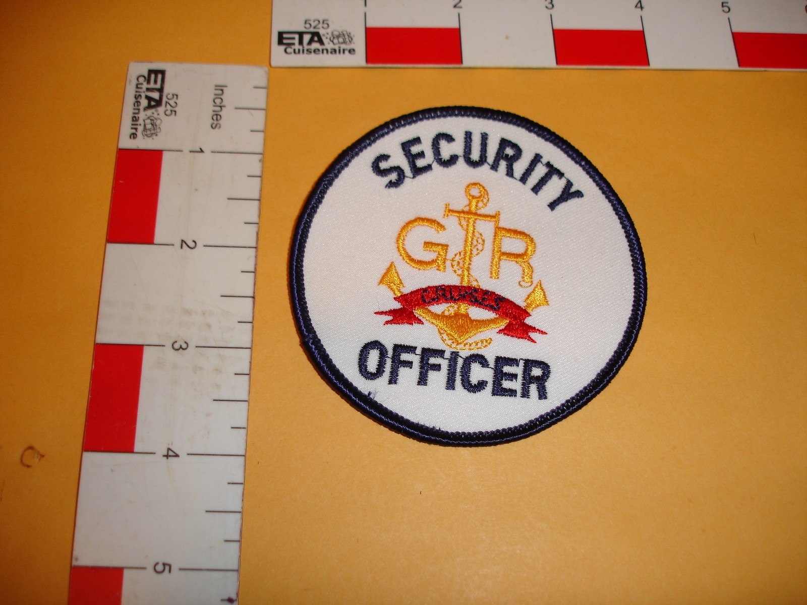 Vintage Security Patch G R officer