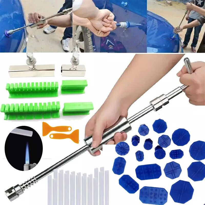 Paintless Dent Removal Rods Stainless Steel Tool Kit PDR Dent Repair kit Stick