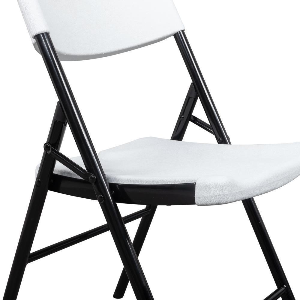 4 Pack Portable Plastic Folding Chair Indoor Outdoor Stackable Commercial Seat