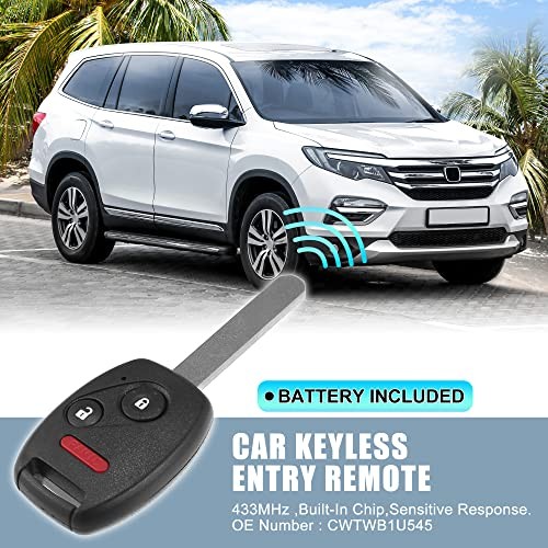 2pcs 433MHz CWTWB1U545 Replacement Smart Proximity Keyless Entry Remote Key