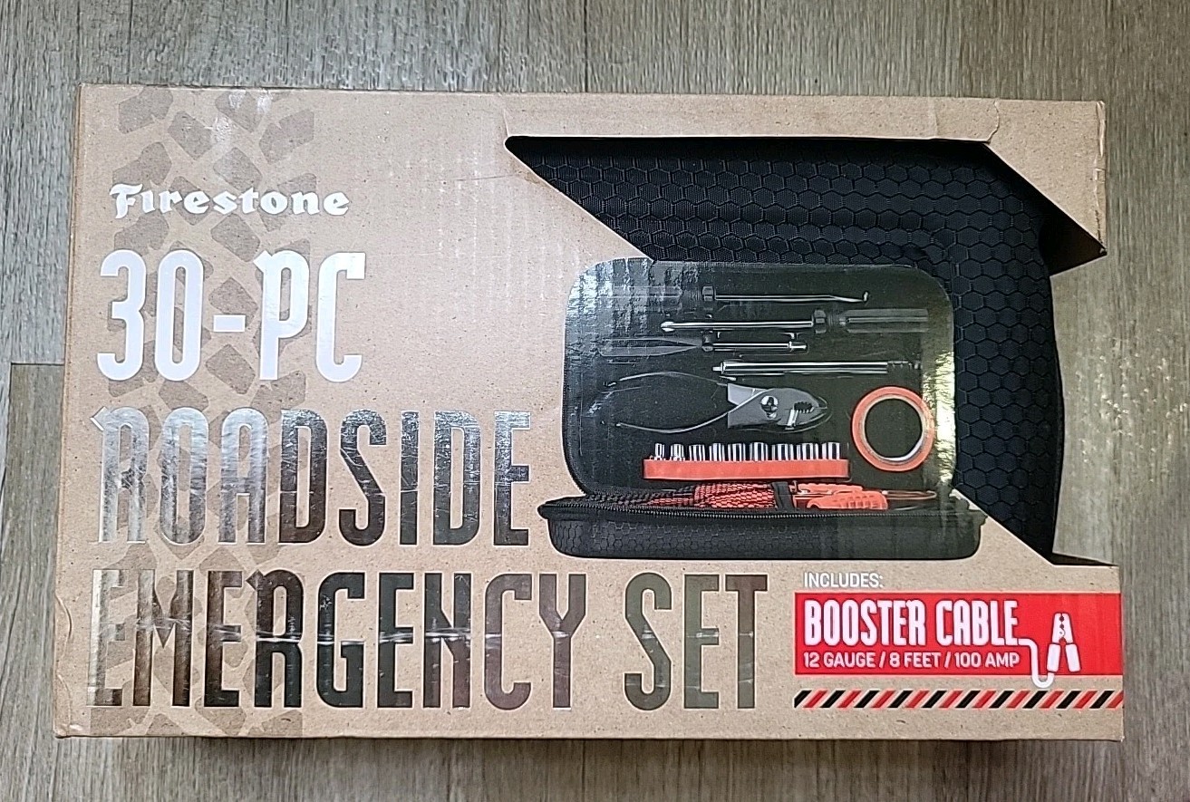 Firestone 30 Piece Roadside Emergency Set - SEALED