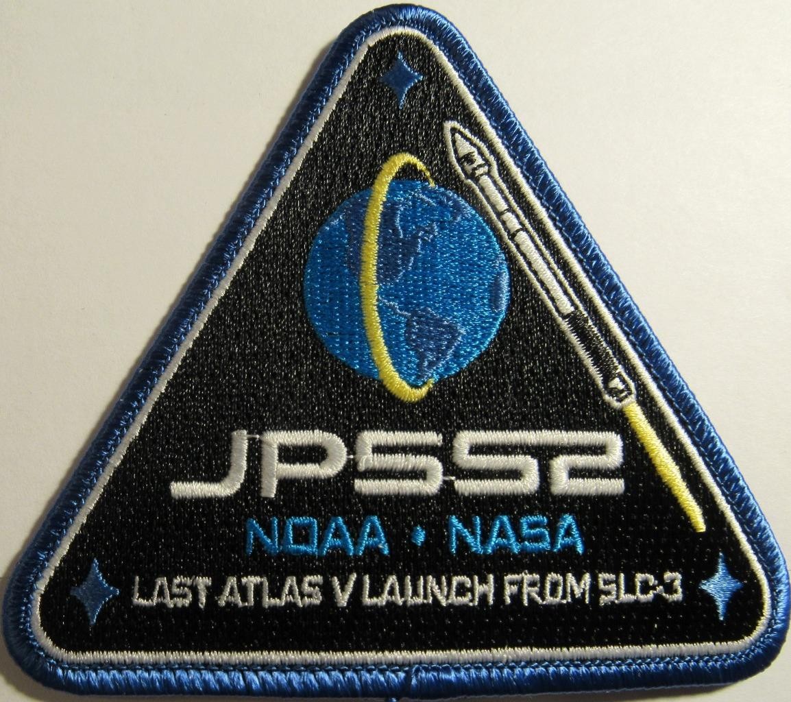 JOINT POLAR SATELLITE SYSTEM 2 (JPSS-2) NASA SV SPACE PATCH LAST ATLAS V SLC-3
